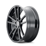 Kraze KR190 Lusso 20x8.5 / 5x115 BP / 38mm Offset / 72.62mm Hub Gloss Black Wheel