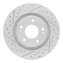 R1 05-22 Mitsubishi Outlander Phev Front Left Drilled & Slotted Geo-Carbon Rotor