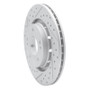 R1 05-22 Mitsubishi Outlander Phev Front Left Drilled & Slotted Geo-Carbon Rotor