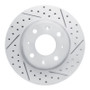 R1 04-09 Kia Spectra Front Right Drilled & Slotted Geo-Carbon Rotor