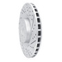 R1 14-19 Fiat 500L Front Right Drilled & Slotted Geo-Carbon Rotor