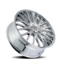 Kraze KR185 Double Down 20x8.5 / 5x108/114.3 BP / 38mm Offset / 73mm Hub Chrome Wheel