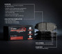 R1 96-97 Ford Taurus Sho Front Track/Street Brake Pads