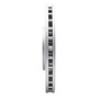 R1 03-06 Mitsubishi Lancer Front Right Drilled & Slotted Geo-Carbon Rotor