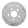 R1 97-05 Buick Regal Rear Left Drilled & Slotted Geo-Carbon Rotor