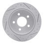 R1 97-05 Buick Regal Rear Left Drilled & Slotted Geo-Carbon Rotor