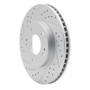 R1 00-24 Chrysler Sebring Front Left Drilled & Slotted Geo-Carbon Rotor