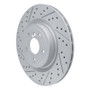 R1 16-24 Jaguar Xe Rear Left Drilled & Slotted Geo-Carbon Rotor