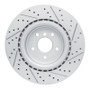 R1 16-24 Jaguar Xe Rear Left Drilled & Slotted Geo-Carbon Rotor