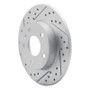 R1 02-08 Chevrolet Zafira (Mexico) Rear Left Drilled & Slotted Geo-Carbon Rotor