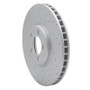 R1 03-05 Jaguar S-Type Front Right Drilled & Slotted Geo-Carbon Rotor