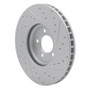 R1 03-05 Jaguar S-Type Front Right Drilled & Slotted Geo-Carbon Rotor