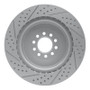 R1 03-05 Jaguar Xjr Front Right Drilled & Slotted Geo-Carbon Rotor