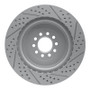 R1 03-05 Jaguar Super V8 Front Left Drilled & Slotted Geo-Carbon Rotor
