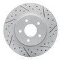 R1 19-25 Infiniti Qx55 Rear Right Drilled & Slotted Geo-Carbon Rotor