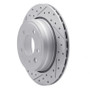 R1 95-06 Jaguar Xk8 Rear Left Drilled & Slotted Geo-Carbon Rotor