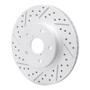 R1 19-24 Subaru Forester Front Left Drilled & Slotted Geo-Carbon Rotor