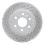 R1 15-20 Chevrolet Colorado Front Left Drilled & Slotted Geo-Carbon Rotor