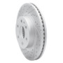 R1 15-20 Chevrolet Colorado Front Left Drilled & Slotted Geo-Carbon Rotor