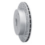 R1 17-25 Subaru Brz Rear Right Drilled & Slotted Geo-Carbon Rotor