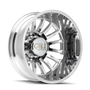 Cali Off-Road 9110D Summit Dually 20x8.25 / 8x210 BP / -232mm Offset / 154.2mm Hub Polished Wheel