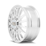 Cali Off-Road 9110D Summit Dually 20x8.25 / 8x210 BP / -232mm Offset / 154.2mm Hub Polished Wheel