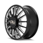 Cali Off-Road 9110D Summit Dually 22x8.25 / 8x165.1 BP / -232mm OS / 121.3mm Hub Gls Blk Mill Wheel