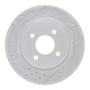 R1 11-25 Nissan March (Mexico) Front Left Drilled & Slotted Geo-Carbon Rotor