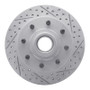 R1 92-02 Chevrolet Suburban 1500 Front Right Drilled & Slotted Geo-Carbon Rotor