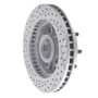 R1 92-02 Chevrolet Suburban 1500 Front Right Drilled & Slotted Geo-Carbon Rotor