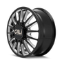 Cali Off-Road 9110D Summit Dually 22x8.25 / 8x200 BP / 115mm Offset / 142mm Hub Gls Blk Mill Wheel