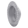 R1 90-08 Saab 9-2X Rear Left Drilled & Slotted Geo-Carbon Rotor