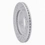 R1 07-17 Nissan Versa Front Right Drilled & Slotted Geo-Carbon Rotor