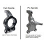 Ridetech 64-67 Chevrolet Chevelle w/ Hub Spindle & Narrowed Width (57.25in) Momentum Chassis