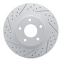 R1 07-13 Nissan Altima Front Left Drilled & Slotted Geo-Carbon Rotor
