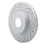 R1 07-13 Nissan Altima Front Left Drilled & Slotted Geo-Carbon Rotor