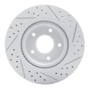 R1 07-13 Nissan Altima Front Left Drilled & Slotted Geo-Carbon Rotor