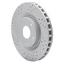 R1 05-13 Cadillac Xlr Front Left Drilled & Slotted Geo-Carbon Rotor