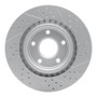 R1 05-13 Cadillac Xlr Front Left Drilled & Slotted Geo-Carbon Rotor