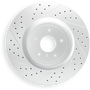 R1 76-96 Chevrolet P40 Front Right Drilled & Slotted Geo-Carbon Rotor