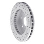 R1 88-00 Cadillac Escalade Front Right Drilled & Slotted Geo-Carbon Rotor