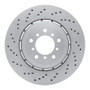 DFC 06-08 BMW Z4 Left Front Drilled Hi-Carbon Alloy Geomet Coated Rotor