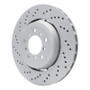 DFC 06-08 BMW Z4 Left Front Drilled Hi-Carbon Alloy Geomet Coated Rotor