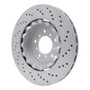 DFC 06-08 BMW Z4 Left Front Drilled Hi-Carbon Alloy Geomet Coated Rotor
