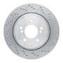 DFC 06-08 BMW M3 Right Rear Drilled Hi-Carbon Alloy Geomet Coated Rotor