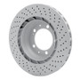 DFC 98-98 Porsche 911 Left Rear Drilled Hi-Carbon Alloy Geomet Coated Rotor