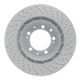 DFC 98-98 Porsche 911 Left Rear Drilled Hi-Carbon Alloy Geomet Coated Rotor