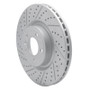 R1 18-24 Land Rover Range Rover Front Left Drilled & Slotted Geo-Carbon Rotor
