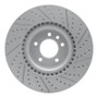 R1 18-24 Land Rover Range Rover Front Left Drilled & Slotted Geo-Carbon Rotor