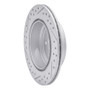 R1 89-96 Nissan 300ZX Turbo Rear Right Drilled & Slotted Geo-Carbon Rotor